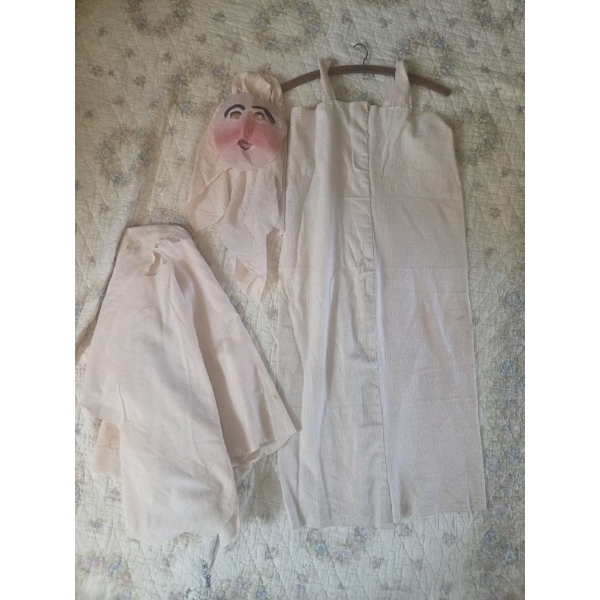 Antique Halloween Costume - Mother and Baby Ghost