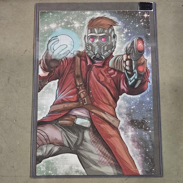 Guardians Of The Galaxy Star-Lord Art Print with Protector (18x12.5")