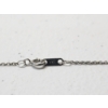 Image 3 : Beautiful 14K White Gold Eternity Circle Necklace - 16" TW: 3.7g