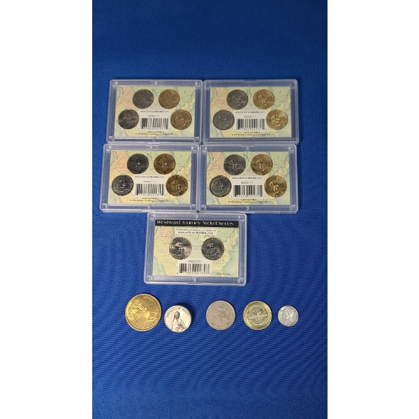 2005 Bison Westward Journey Nickel Series 4-Coin Set In Whitman Holder & US/Foreign Coins And Tokens