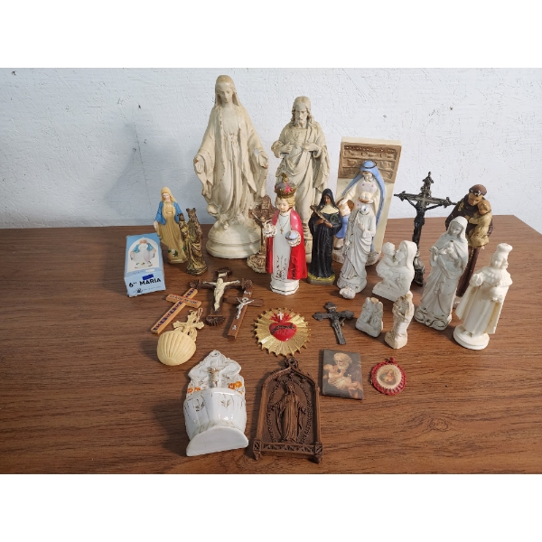 Lot of Assorted Religious Figurines