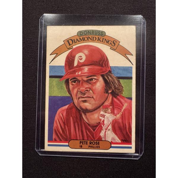 1981 Donruss Pete Rose Diamond Kings Baseball Card - Mint Condition