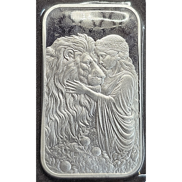 Dirigit Deus Gressus Meos .999 Silver Bar 1 oz