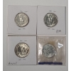 Image 2 : (4) United States 90% Silver Washington Quarters - 1951, 1957-D, 1960-D, 1962 