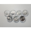 Image 2 : Lot of 7 Dale Earnhardt Official Commemorative Silver-Plated Coins Designs by Sam Bass