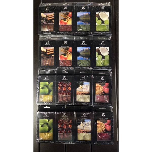 Brand New! Four 4 Packs Of Elegant Expressions High Quality Fragranced Assorted Scent Wax Melts 