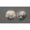 Image 2 : 1961 & 1962 Canada Queen Elizabeth II "Voyager" 80% Silver Dollar Coins