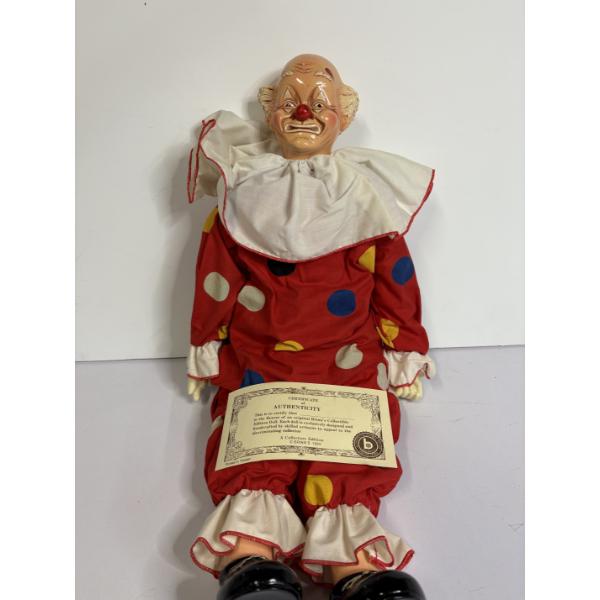 Brinn's Collectible Clown - 1989 Collectors Edition - Big Clown with Certificate of Authenticity