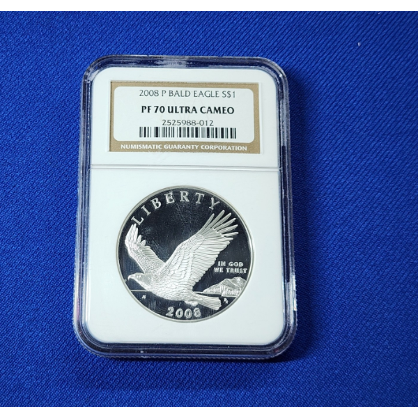 2008-P Bald Eagle $1 NGC PF 70 - ULTRA CAMEO Commemorative Silver Dollar