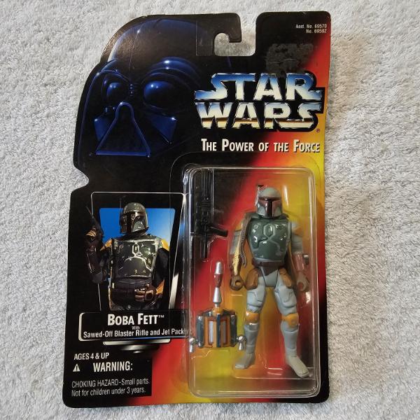 1995 Kenner Star Wars Power of the Force (POTF2) Boba Fett Action Figure NIB!!!!