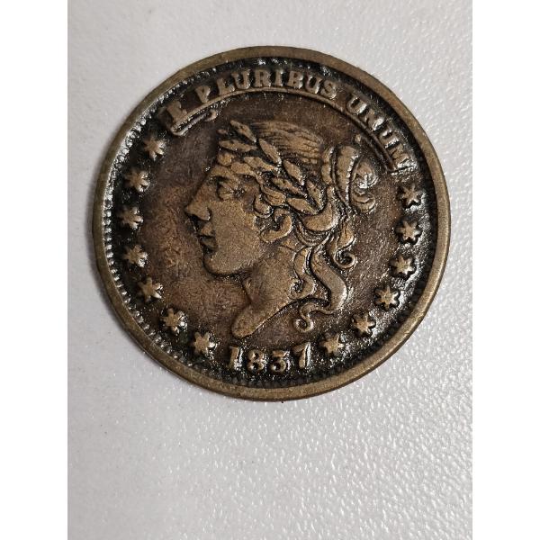 1837 "Hard Times" Token - AFV NOT $.01