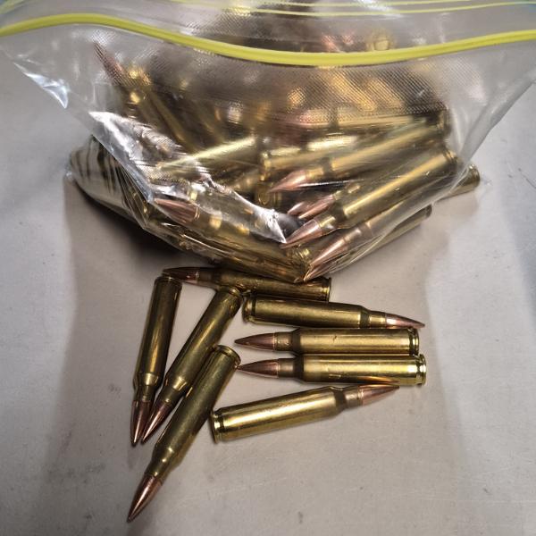 AMMO -RELOADED  98 COUNT BAGGED .223 Rem ROUNDS - AS SHOWN - SEE PICS