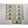 Image 1 : SEQUENTIAL LOT! (9) 1957-A United States $1 Blue Seal Silver Certificates