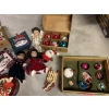 Image 3 : *Pick Up At Mantua Home-No Shipping Available*  Box of Christmas Decor - Ornaments - Dolls - Santa -