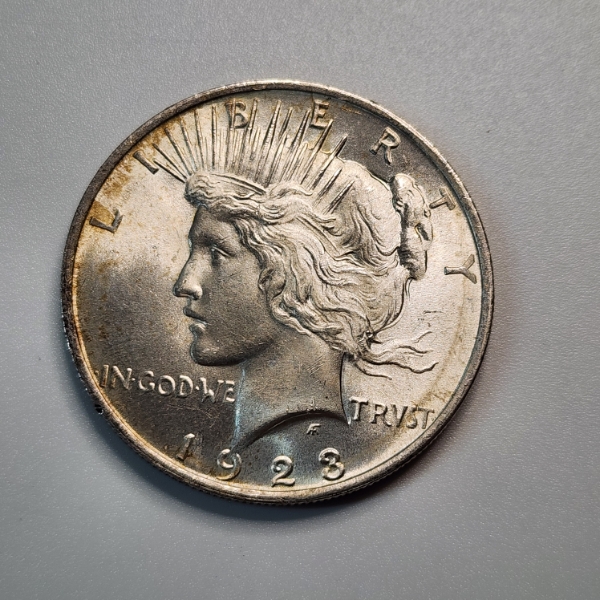 1923 Silver Peace Dollar - 90% Silver United States Coin