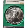 Image 2 : NGC MS69 1988 Silver 1 Oz American Eagle From US Mint Sealed Box