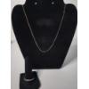 Image 1 : 14K Gold Band Size 10 Ring & 18" 14K Gold Chain (Broken Clasp) Necklace - Total Weight: 2.0g