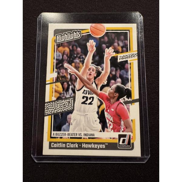 2024 Panini Donruss Caitlin Clark Rookie Basketball Card - Mint Condition
