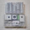 Image 1 : Two Plastic Coin Storage Cases W/ Many Empty Coin Protectors! Perfect for any level coin collector!