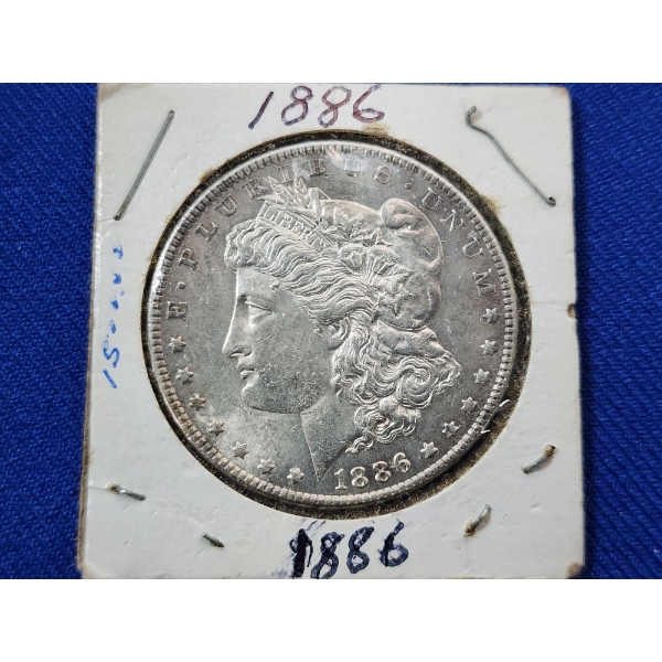 1886 90% Silver Morgan Dollar