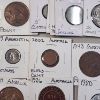 Image 8 : Large Lot of over 60 Assorted World Coins: Australia Argentina, Aruba, Algeria, & More!! 