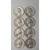 Image 1 : Assorted Years And Mint Marks 90% Silver U.S Washington Quarters - Face Value: $2.00