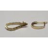 Image 2 : (2) Single 14K Yellow Gold Earrings - Total Weight: 3.1g