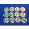 Image 1 : x12 1958 Brilliant Uncirculated Washington Quarters - 90% Silver - FV: $3.00