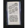 Image 2 : 6 - Susan B. Anthony Dollar Complete 2 Year Uncirculated Set - P,D,S - Mint Condition