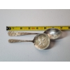 Image 6 : S. Kirk & Son, Steiff "Rose" Pattern Sterling Silver Decorative & Serving Spoons TW: 70.1g 