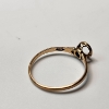 Image 3 : 10K Yellow Gold Ring - Size 8 - Total Weight: 1.1g