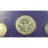 Image 5 : Barber Coin Collection Display - 1912-D, 1914- P Barber Silver Dime & 1904 Barber Silver Quarter