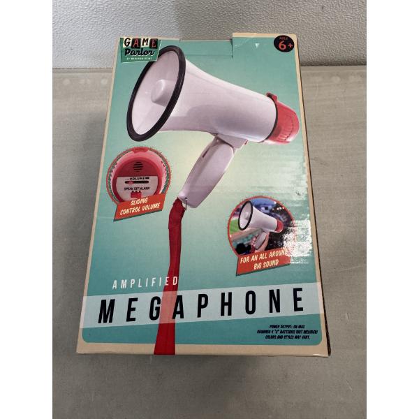 Amplified Mega Phone Game Parlor By Meridian Post - New In The Box 