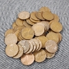 Image 1 : Large Assortment of 1956 P & D Mint United States Pennies ~ Face Value $0.50