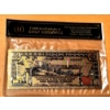 Image 2 :  3 Pc Set Pure 24k .999 Gold Foil US Historic Large Note 1896 Educational Currency Replicas - Mint