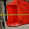 Image 2 : Nice Red Metal Wire Shopping Basket On Wheels ~ Perfect for the Market!