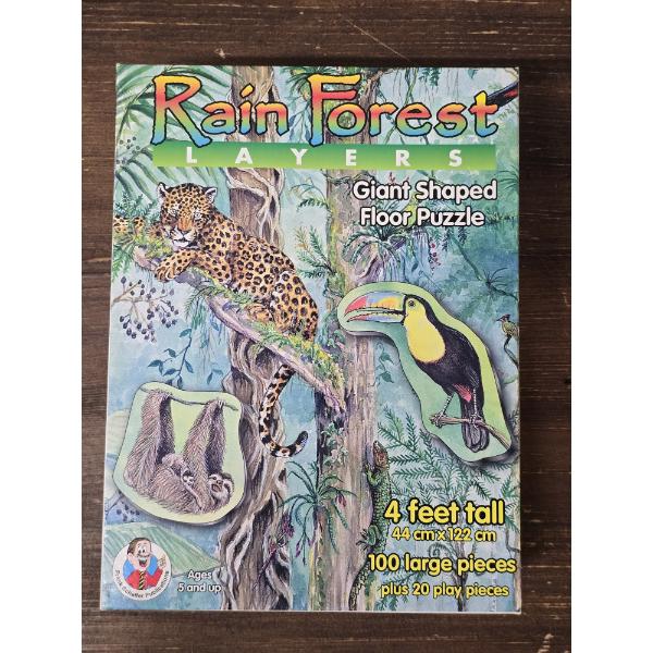 Rain Forest Layers - 4 Foot Tall Puzzle - Ages 5+