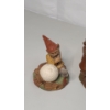 Image 3 : Vintage Cairn Studios "Split T & Flex D" Football Gnome & "Hogan" Golf Gnome Figure By Tom Clark