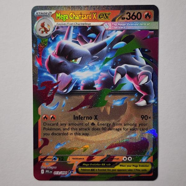 Mega Charizard X EX 013/094 Holo Rare Near Mint Pokemon Trading Card