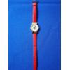 Image 1 : Vintage Lorus Quartz Disney Minnie Mouse Gold-Tone Red Band Watch