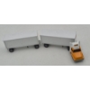 Image 5 : TOY COLLECTIBLE TRACTOR TRAILERS - 4 Pcs - YELLOW FREIGHT BY WINROSS - TANDEM HITCH INCLUDED