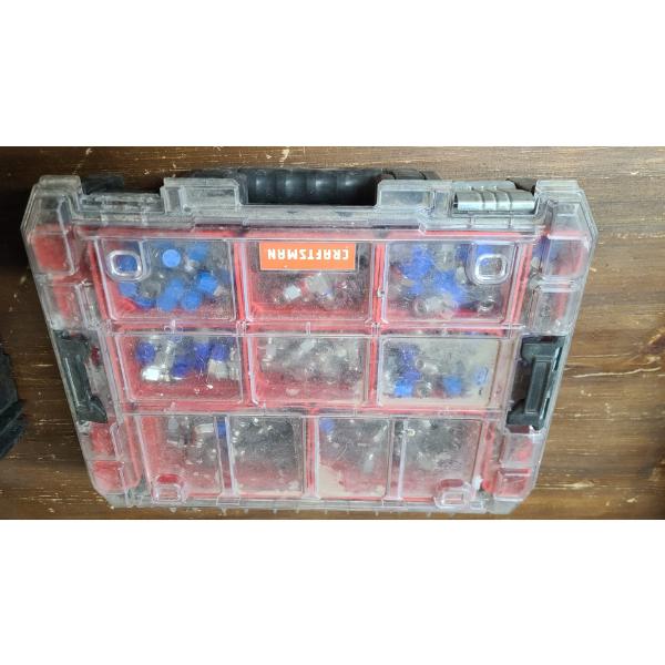 Craftsman Organizer Filled With Assorted Fittings For Fluid Systems 