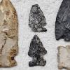 Image 3 : EARLY AMERICAN! Antique Assortment of Native American Stone Artifacts including Arrow/Spear Heads