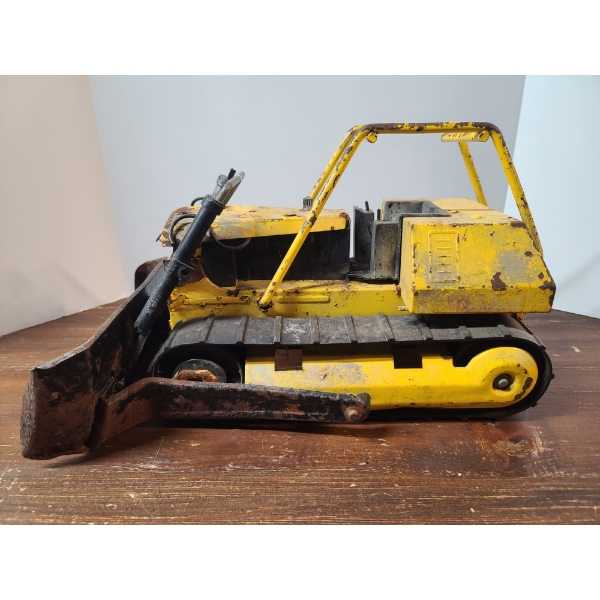 Vintage Large Metal Tonka Toy Bulldozer 