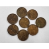 Image 2 : Nice Assortment of Eight Different United States 1909 VDB Wheat Pennies - An Excellent Group!