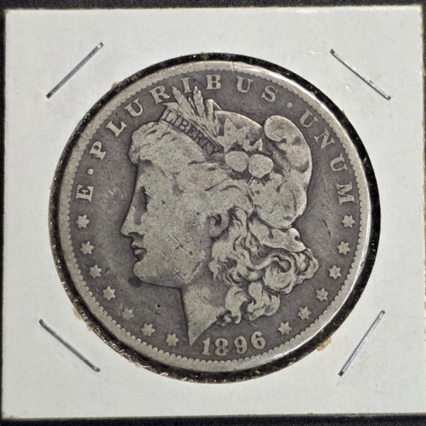 1896-O Morgan Silver Dollar