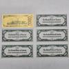 Image 2 : (6) Donald Trump Bills incl 1 Gold Plated Bill