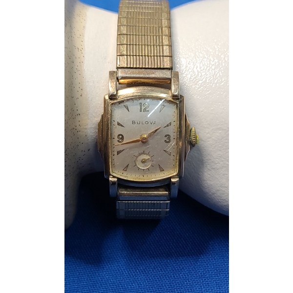 Men's Bulova 10K Gold Filled Wind Up Wristwatch -Ticks - Total Weight: 50.6g