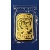 Image 1 : All-Chips 1 oz .999 Fine Silver & Gold Plated Bar Featuring "The Mad Hatter". Mintage 46/55
