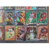 Image 4 : Large Lot of 28 Asstd Veteran Parallel Football Trading Cards- Near Mint - Mostly Nick Chubb & More!